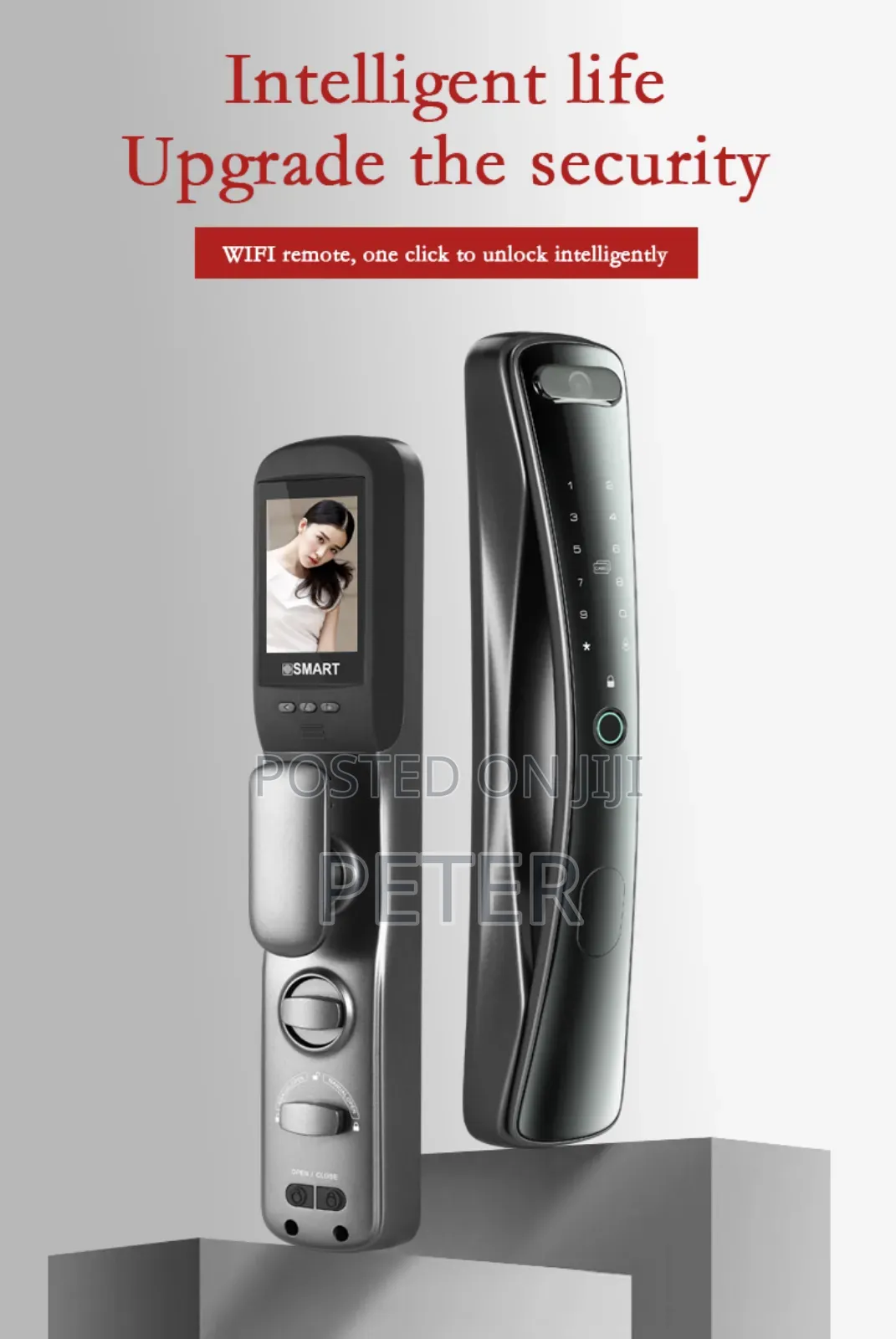 Smart Door Lock With Screen and Camera
