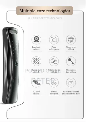 Smart Door Lock With Screen and Camera