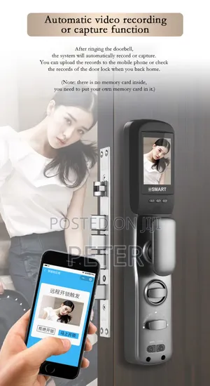 Smart Door Lock With Screen and Camera