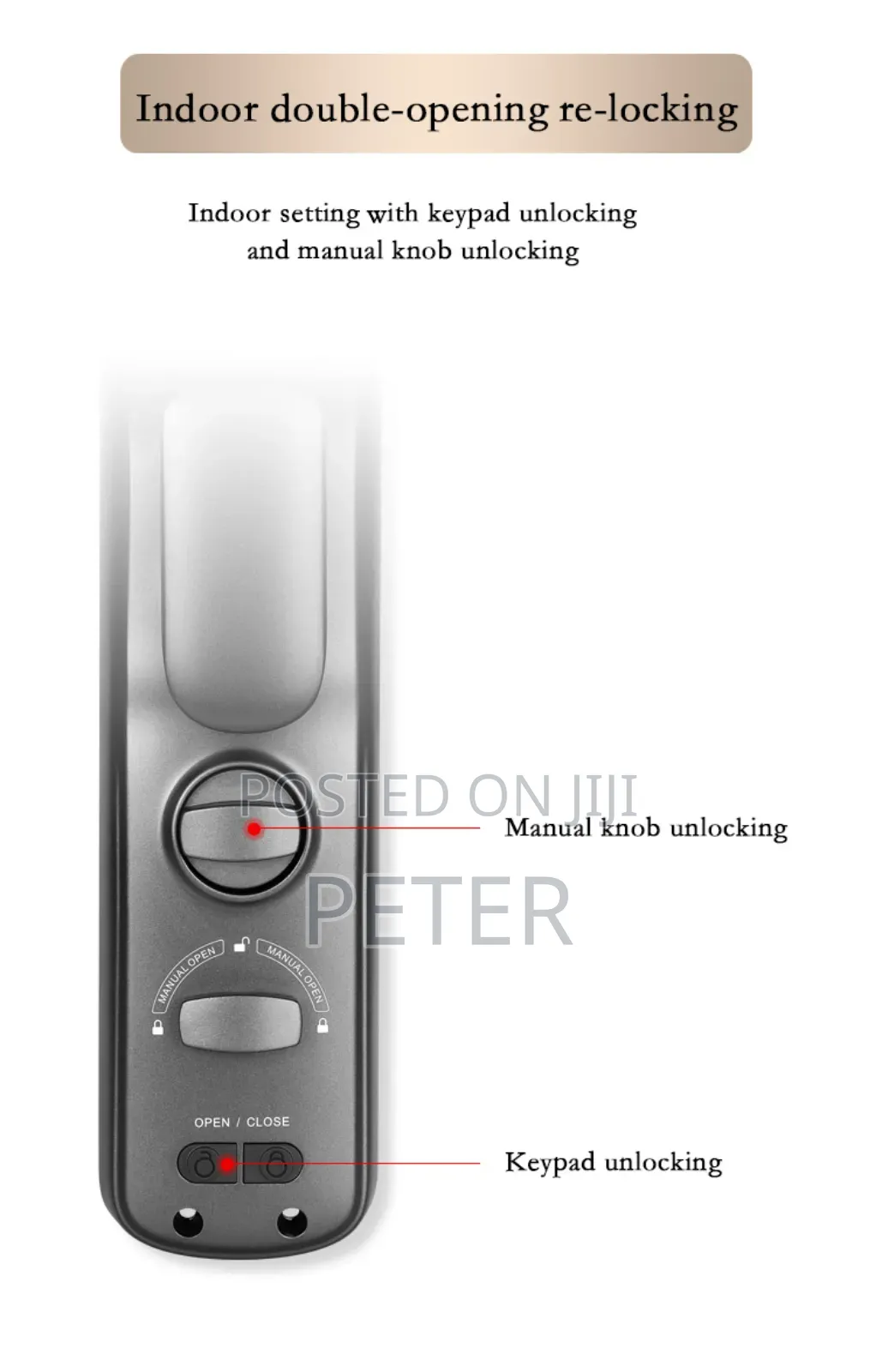 Smart Door Lock With Screen and Camera