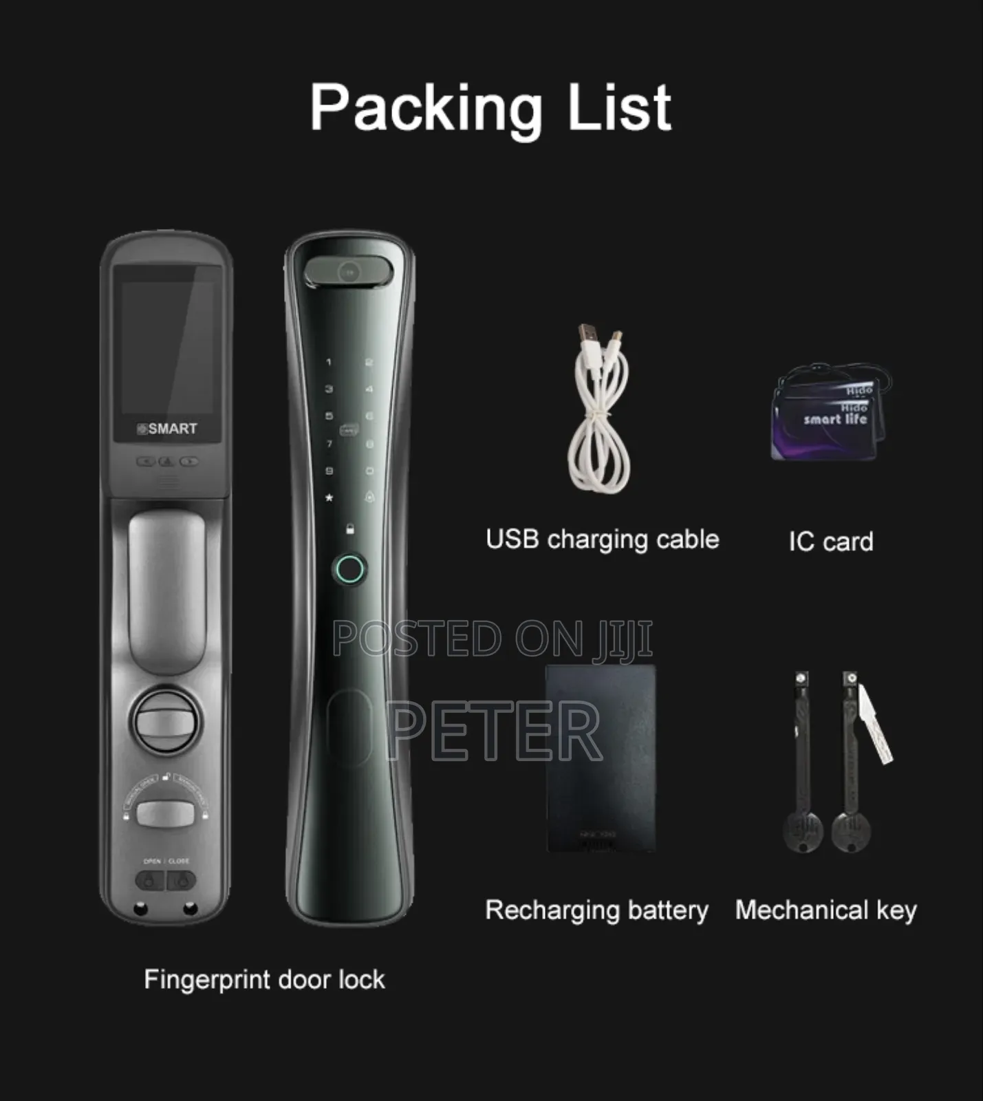 Smart Door Lock With Screen and Camera
