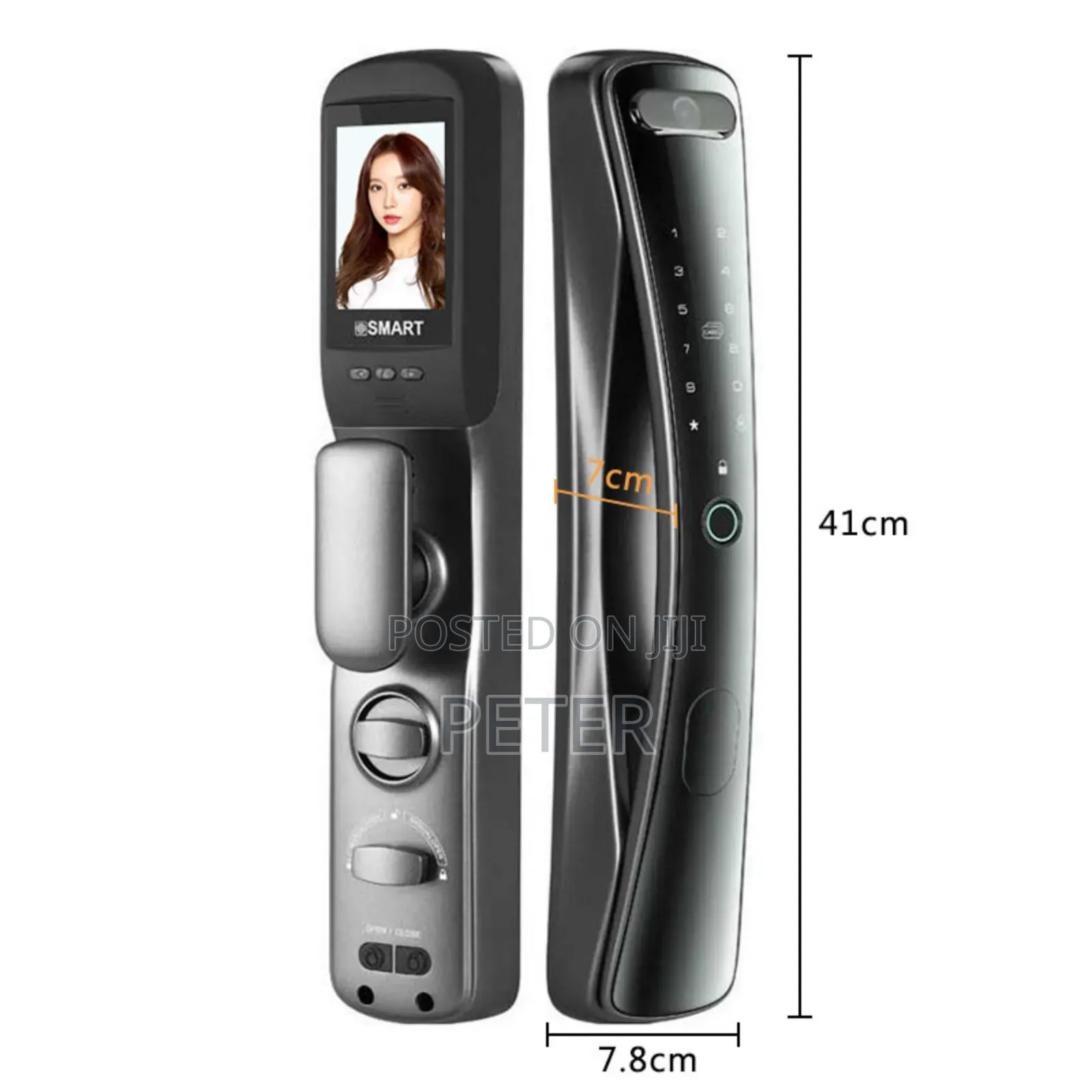 Smart Door Lock With Screen and Camera