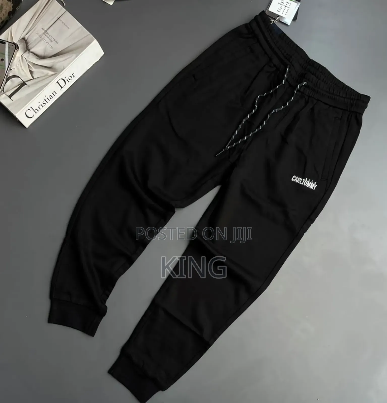 Black Squad Sweater Pants