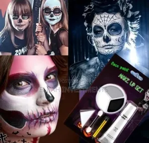 Face Paint, Black White Grey