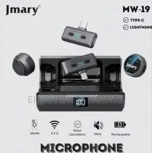 Jmary Mw-19 Dual Wireless Microphone for Type-C Lightning iPhone