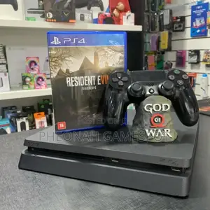 This Playstation 4 Slim Comes With 14 Games, 2 Controller, Accessories