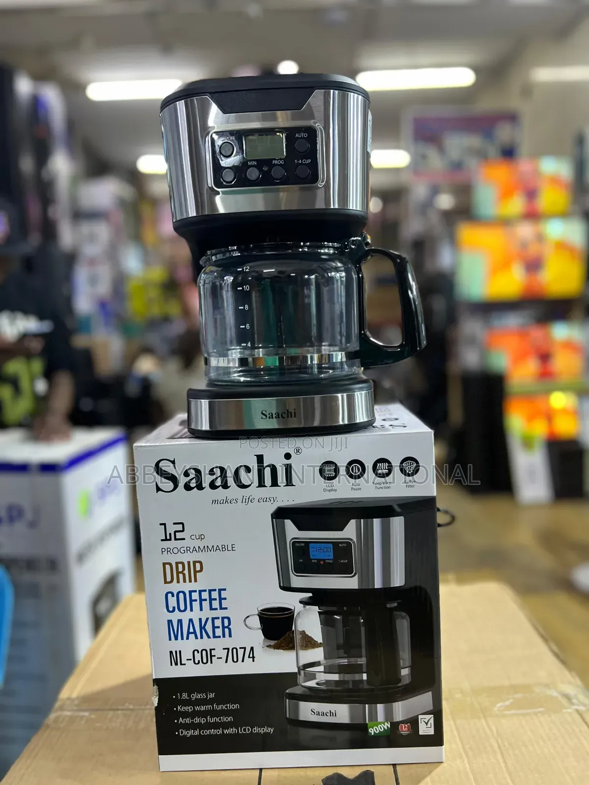 Coffee Maker 1.8l Glass Jar Digital Coffee Maker