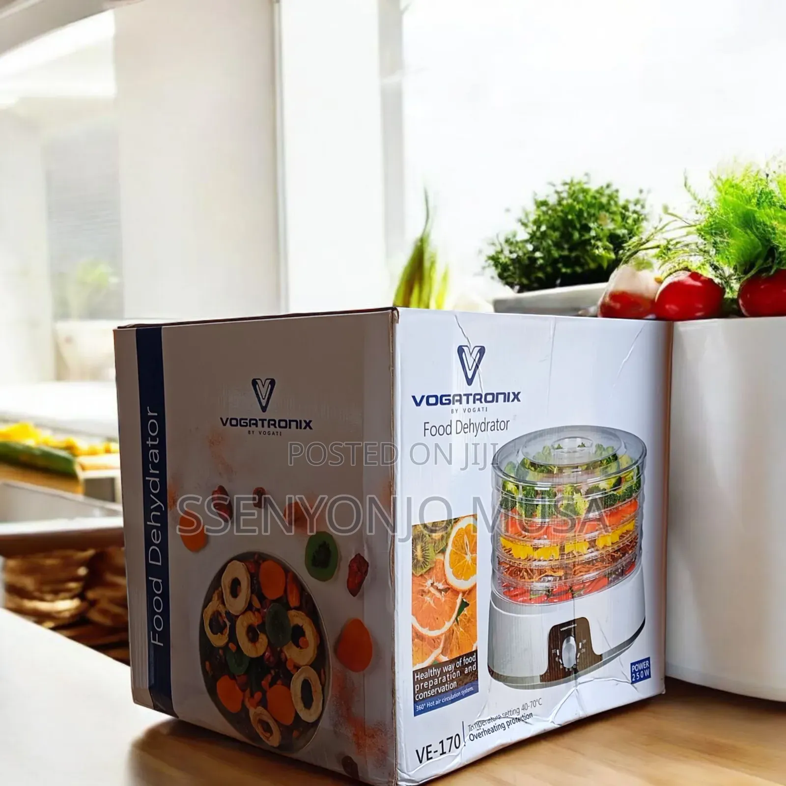 Vogatronix 6 Layer Food Dehydrator - Fruit Vegetable Dryer