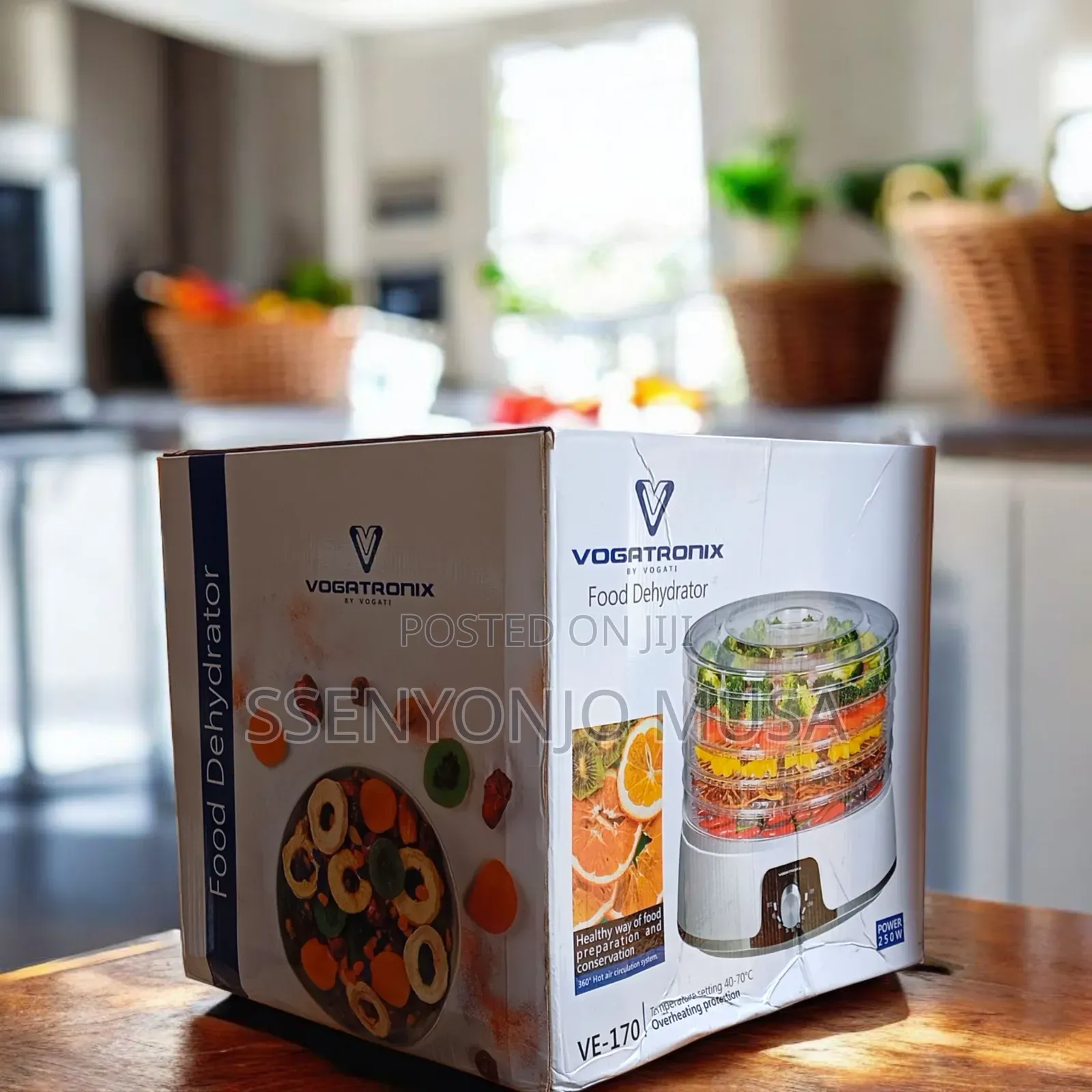 Vogatronix 6 Layer Food Dehydrator - Fruit Vegetable Dryer