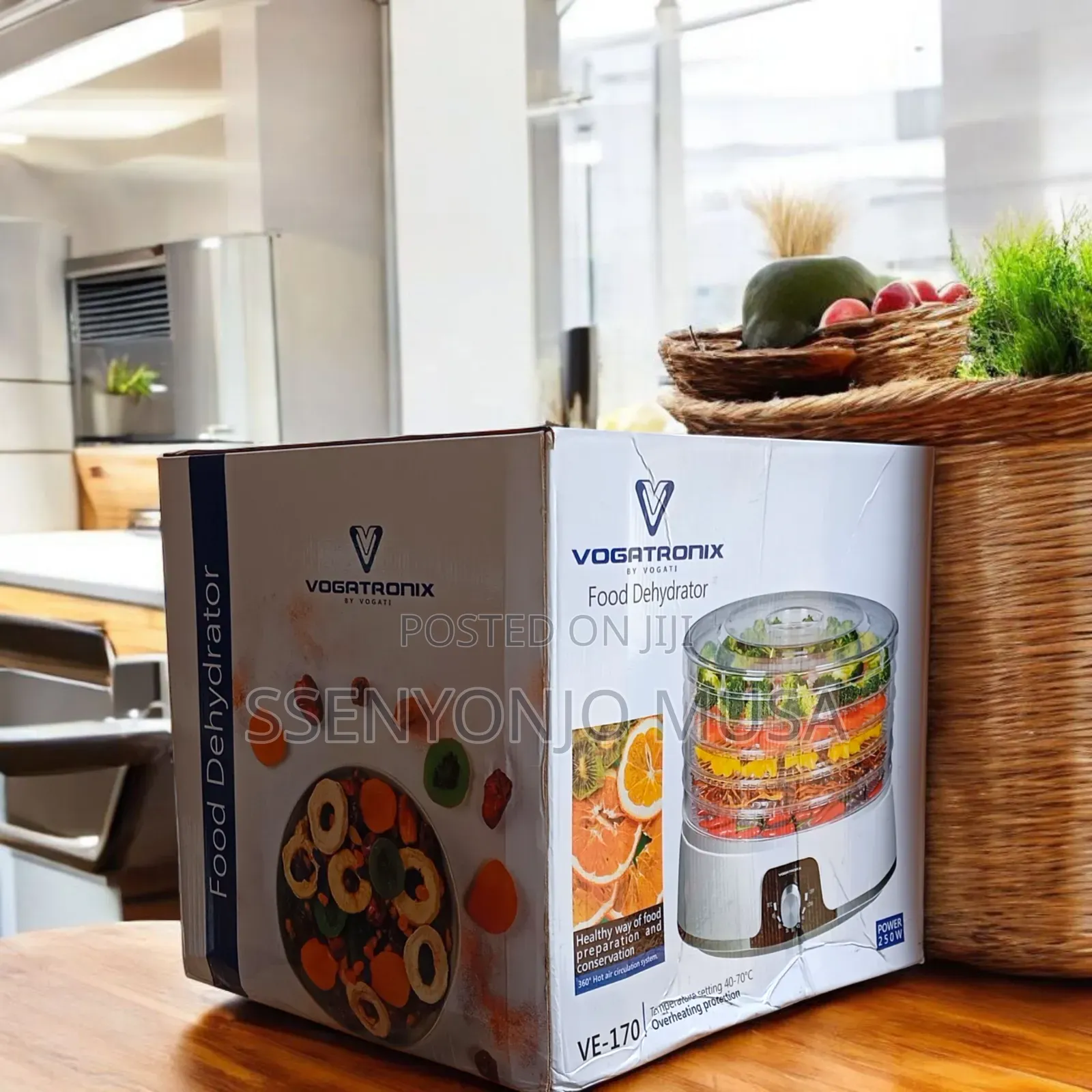 Vogatronix 6 Layer Food Dehydrator - Fruit Vegetable Dryer