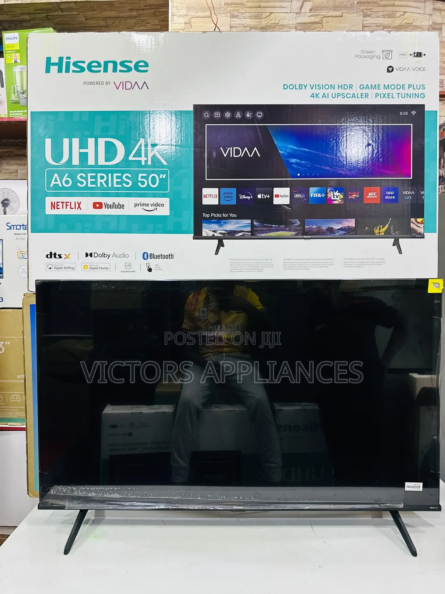 Hisense 50inches Uhd Smart Tv Frameless Model
