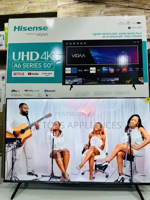 Hisense Tv 50inches Uhd A6 Series Smart Tv