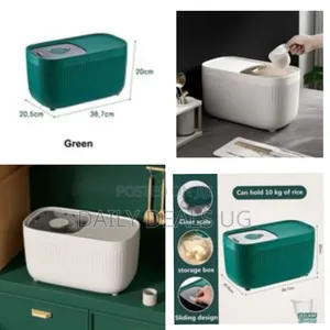 10 Litres Kitchen Household Rice Bucket Insect And Moisture Proof