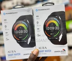 Powerology Aura Smart Watch With 1.73" Amoled Screen