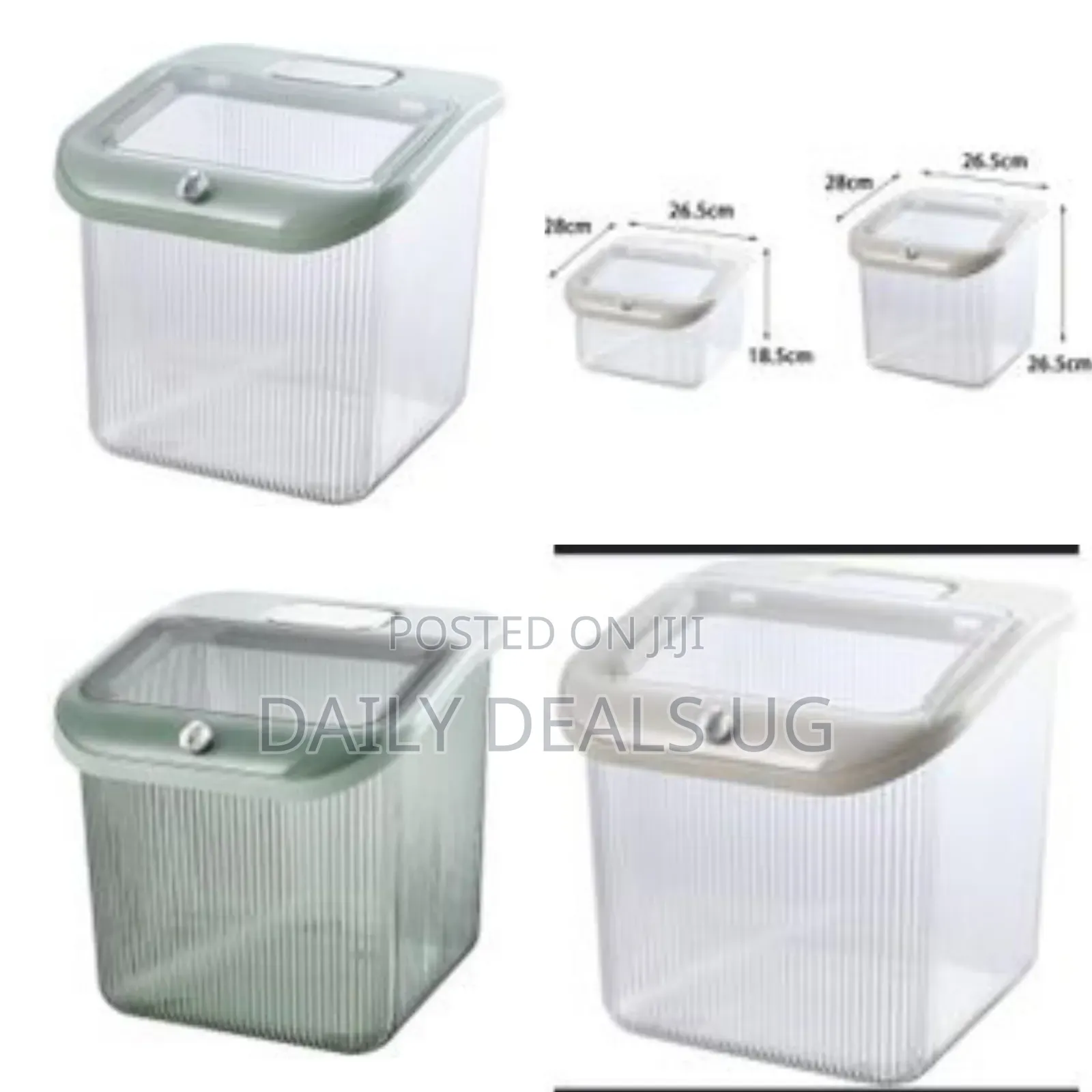 10 Litre Dry Food Dispenser Container Flip Transparent Kitchen Sealed
