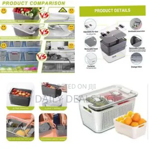 6.25lrefrigerator Organizer Bin Storage Container for Fruits Vegetable