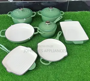 7-Piece Enameled Cast Iron Cookware Set