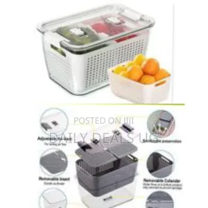 6.25l Refrigerator Organizer Bin Storage Container for Fruit Vegetable
