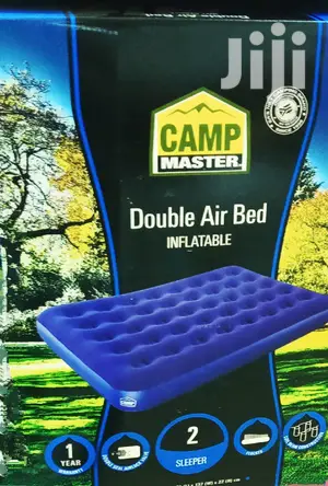 Campmaster Double Flocked Inflatable Air Bed