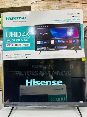 Hisense 50inches Smart Tv With Bluetooth A6