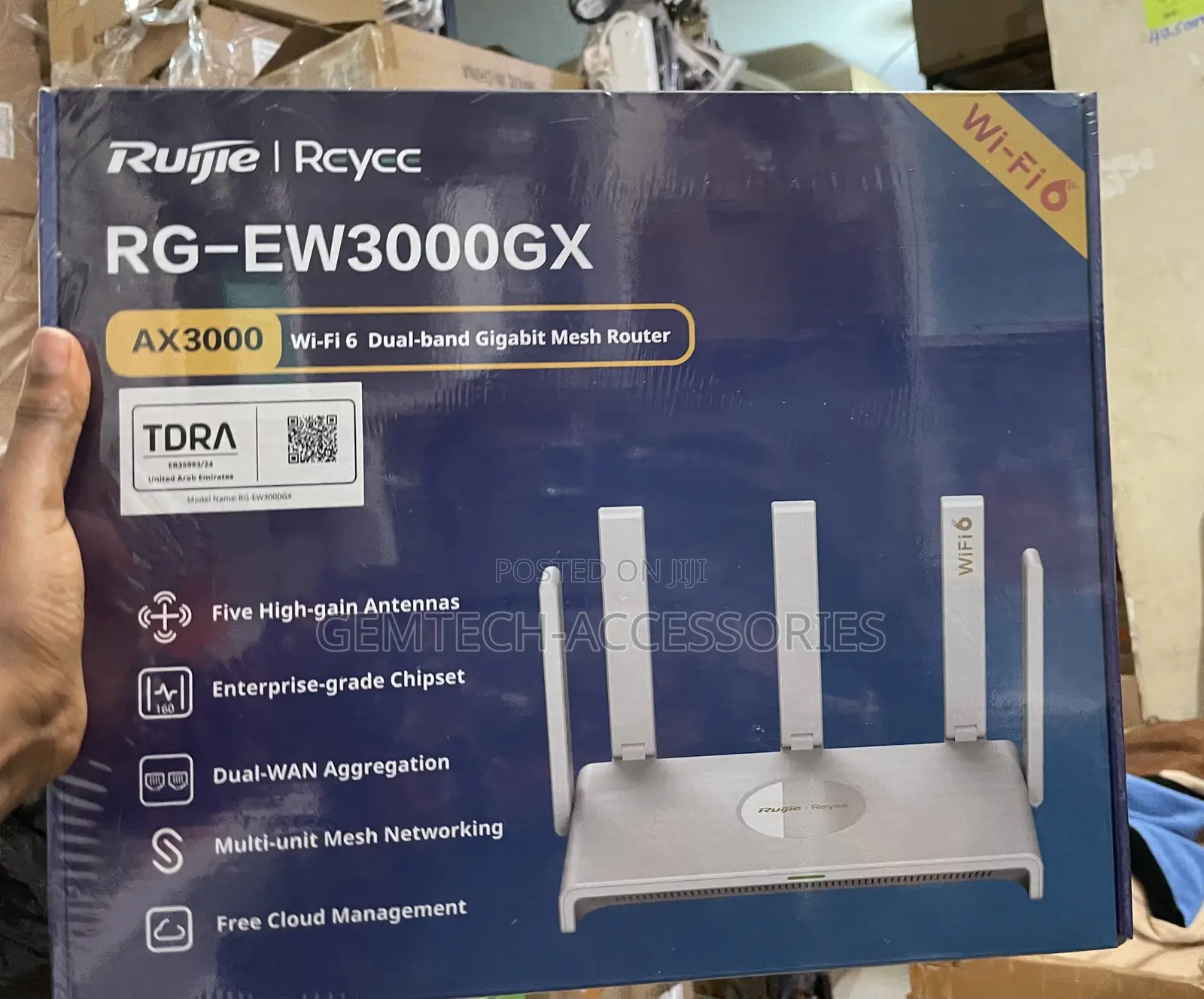 Ruijie Rg-Ew3000gx 3000m Wi-Fi 6 Dual-Wan Gigabit Router