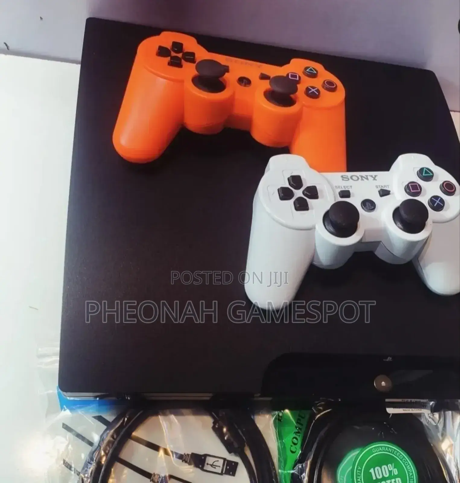 Ps3 Slim Full Set - Clean Tested - 15 Games 2 Controllers!