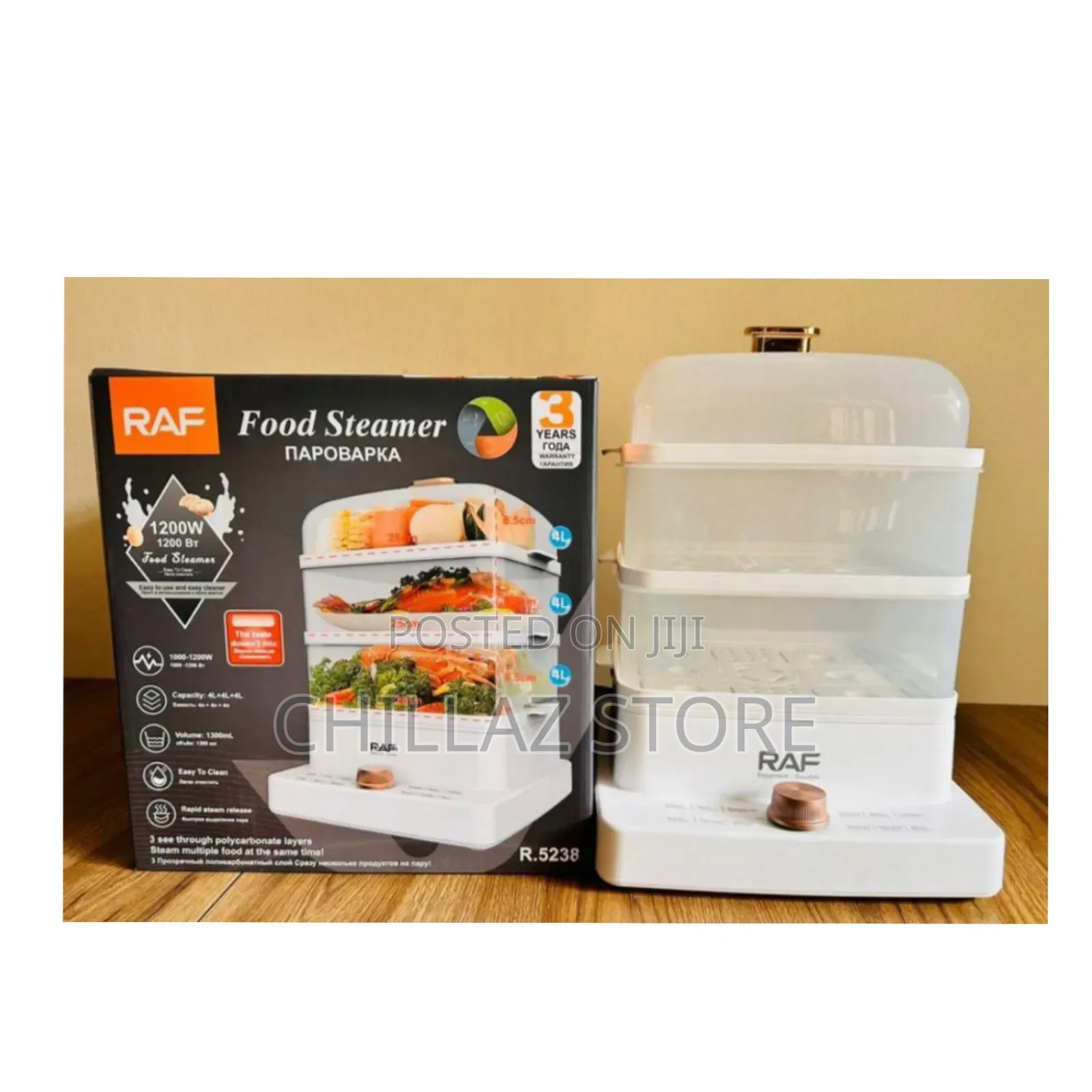3 Layers Raf Food Steamer.