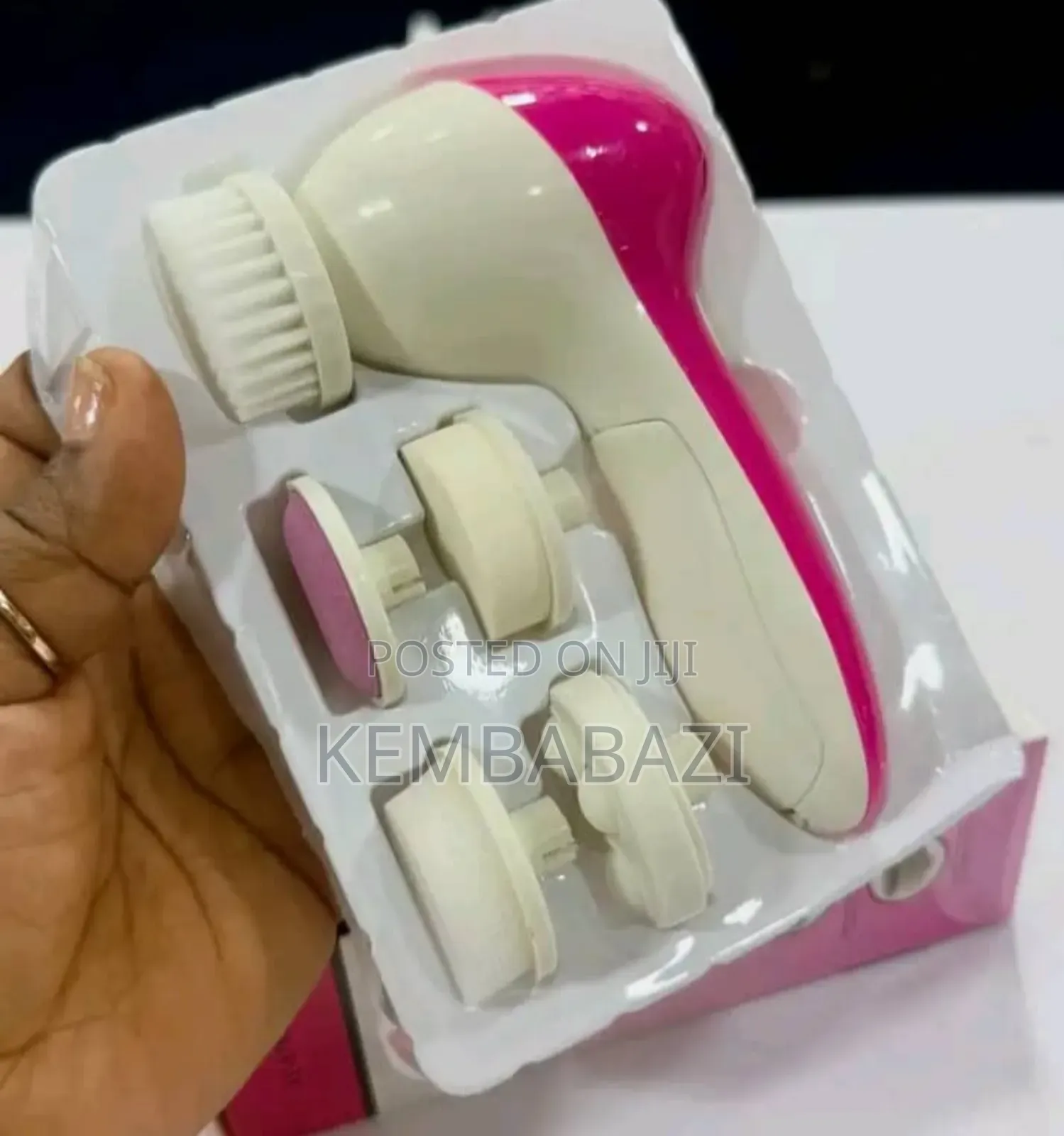 5-in-1 Electric Facial Cleansing and Massage Brush.