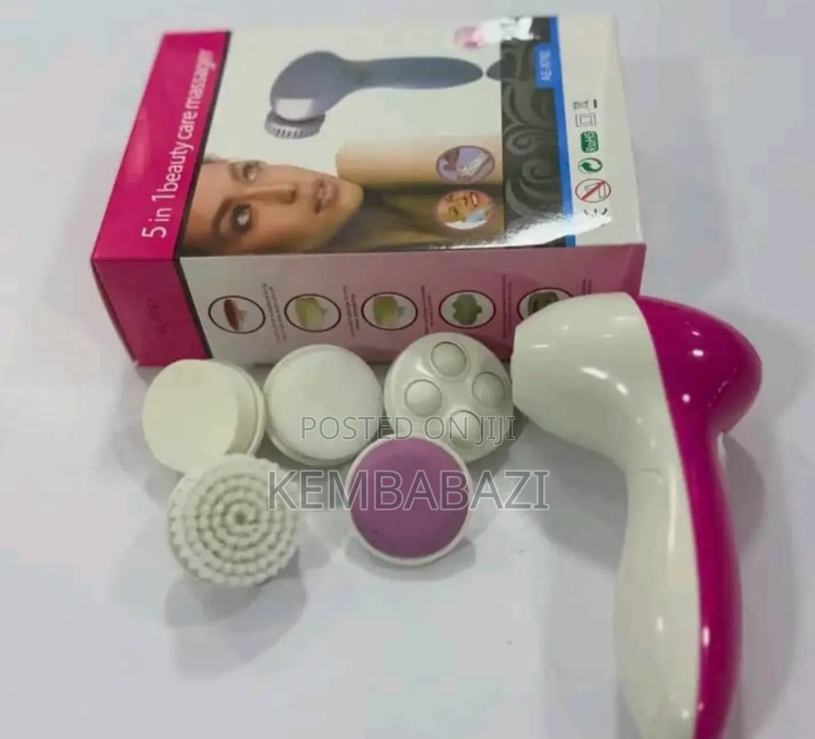 5-in-1 Electric Facial Cleansing and Massage Brush.