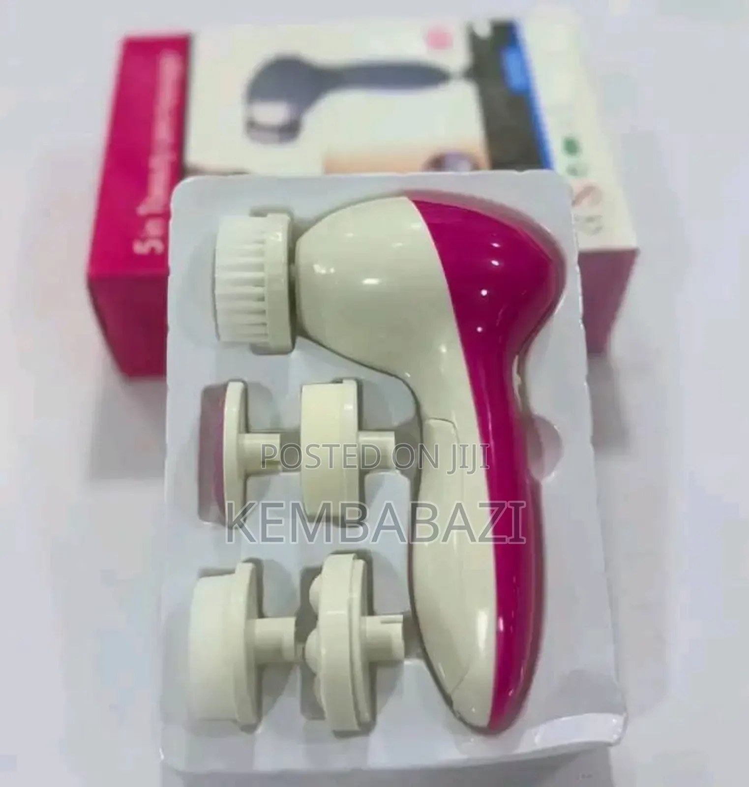 5-in-1 Electric Facial Cleansing and Massage Brush.