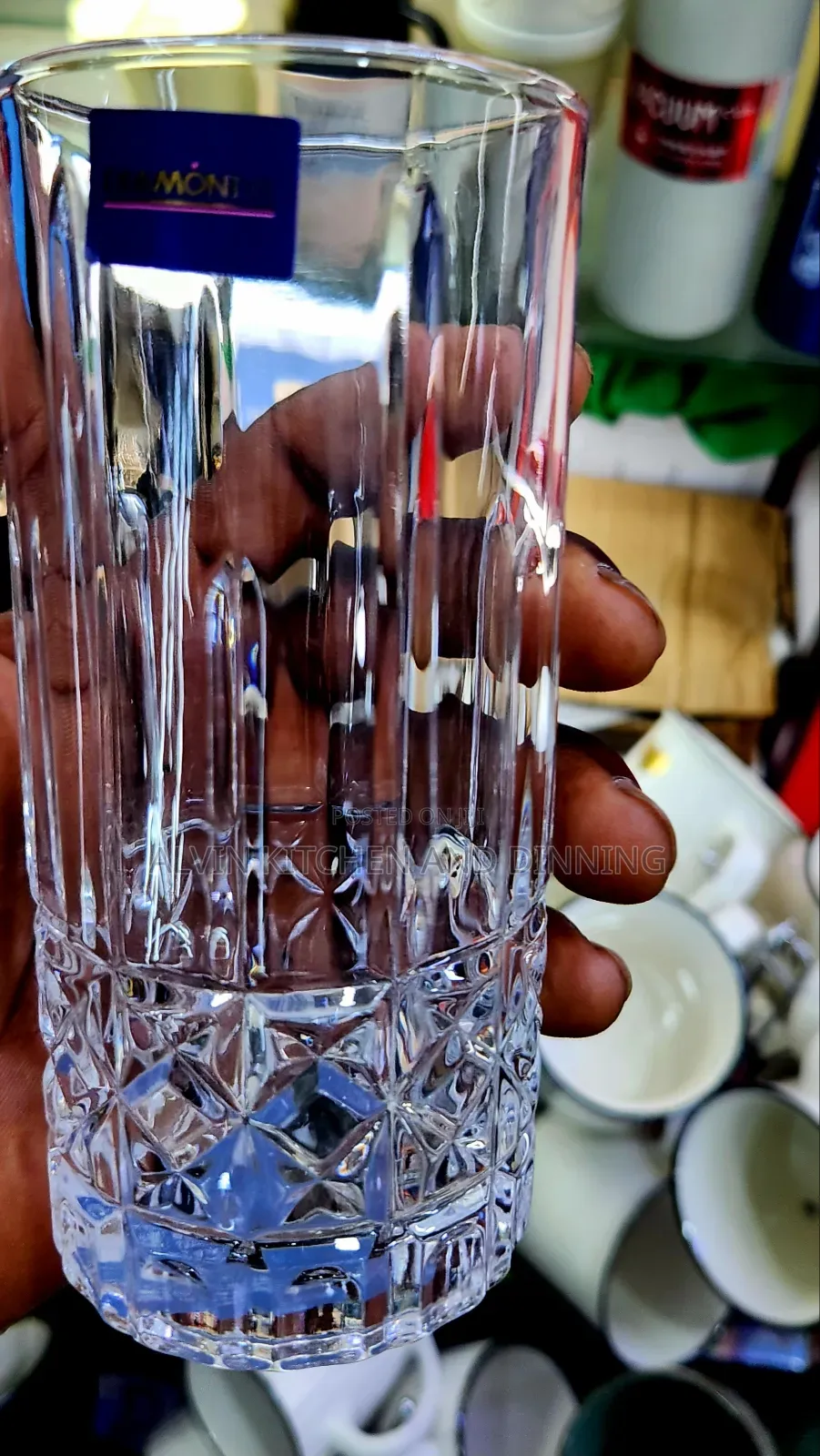 Glasses for Serving Water, Juice Cocktail 6pcs