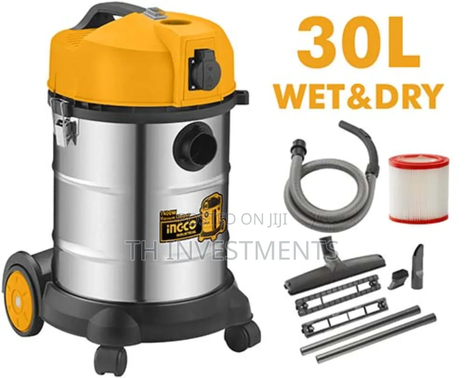 Vacuum Cleaner Ingco 30l 1400w