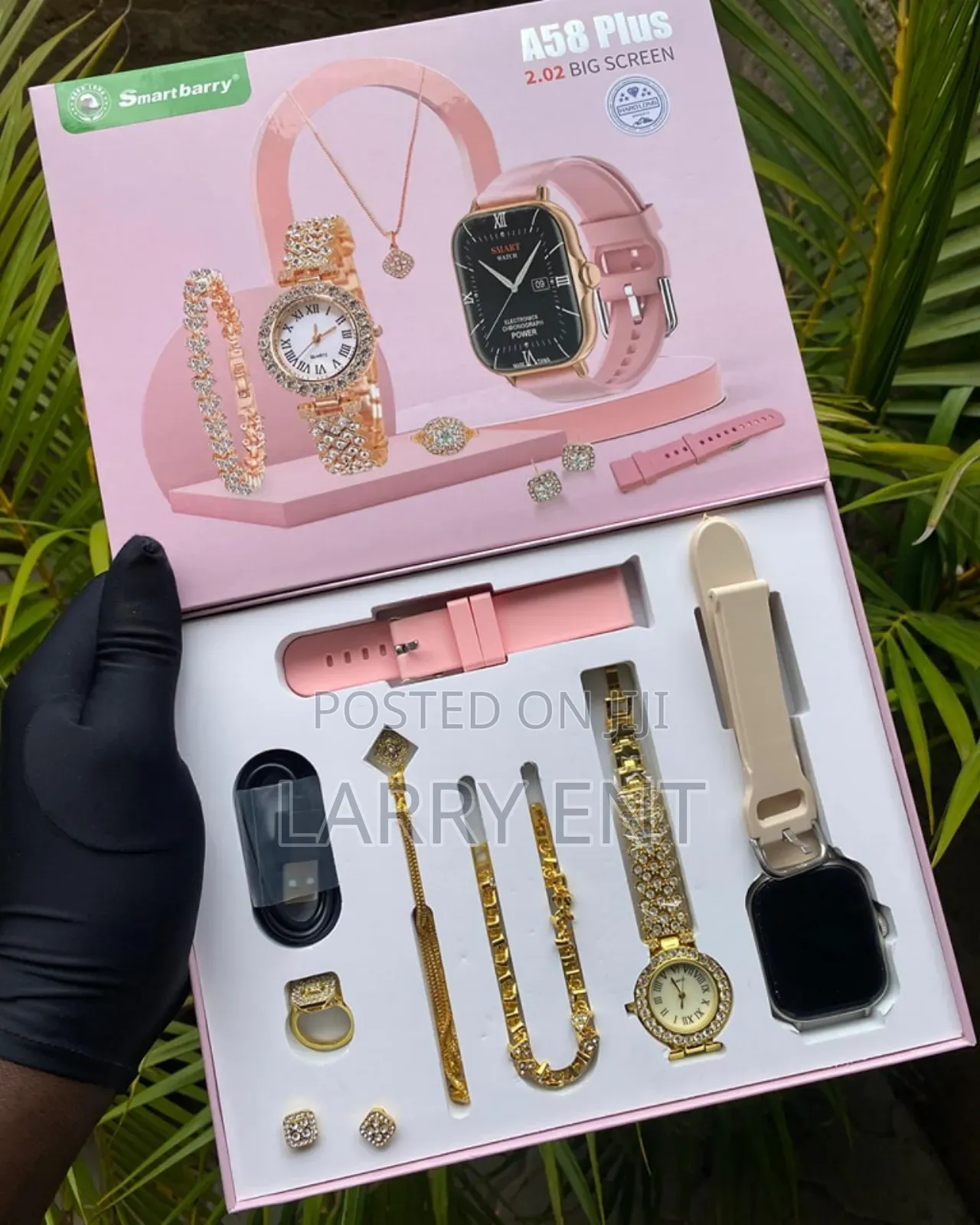A58 Plus Ladies Watch With Diamond Bracelet Jewelry Hd Screen