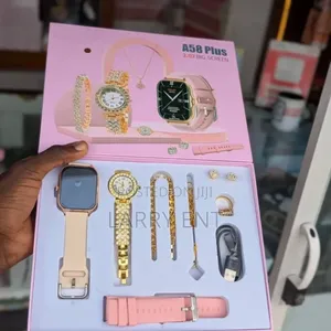 A58 Plus Ladies Smartwatch Set – Smartwatch + Jewelry Bracelet Combo