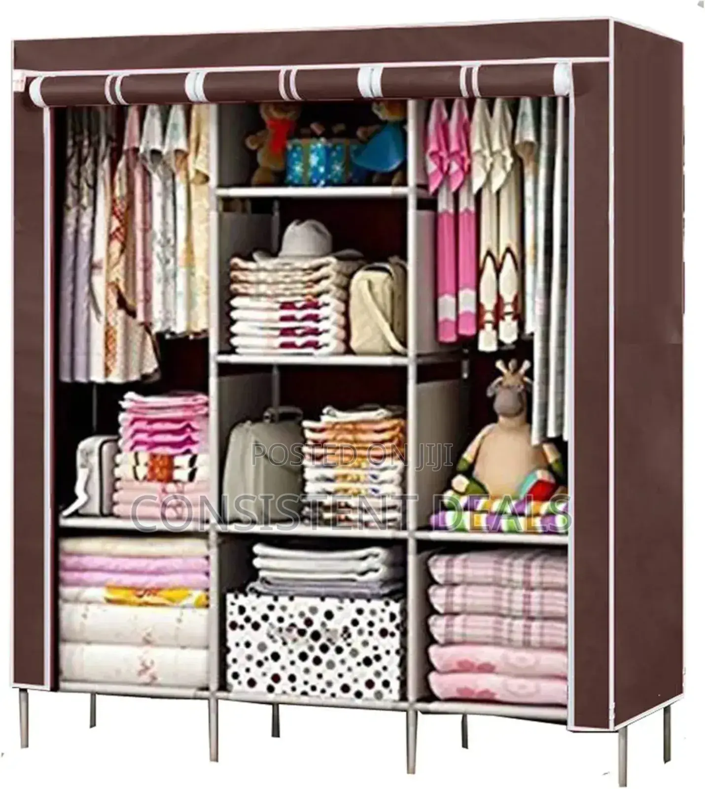 Portable Clothes Storage Wardrobe