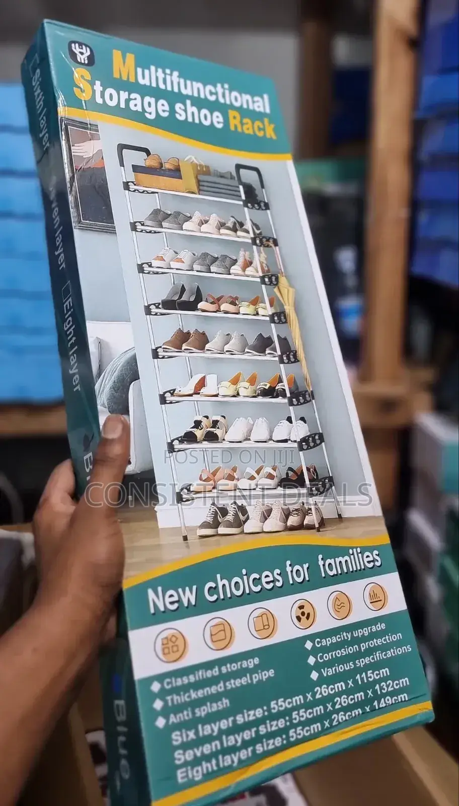 Multifunction Shoe Rack