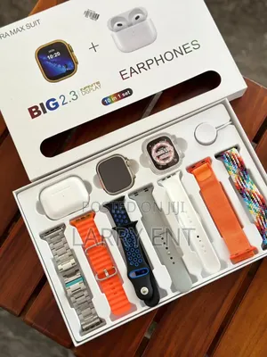 Ultra Smartwatch for Men Women – Amoled Screen, 7 Changeable Straps