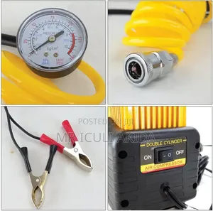 12v Epica Star Portable Dual Piston Tire Inflator And Air Compressor