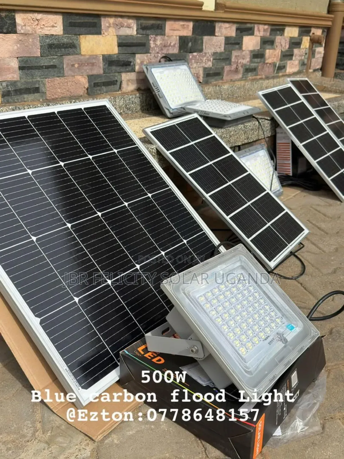 500w Blue Carbon Flood Light