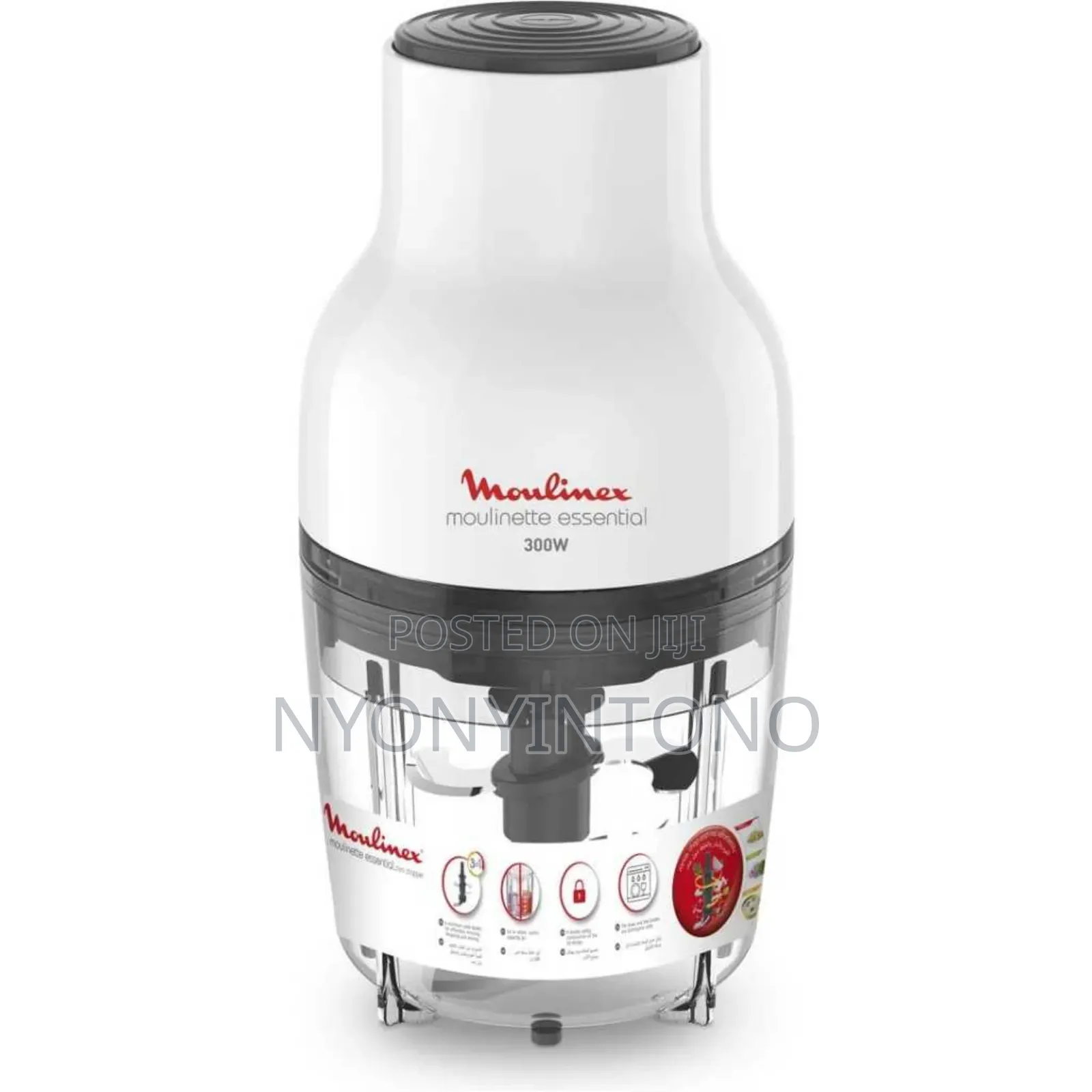 Moulinex 300w Electric Chopper / Mill. Dj510127