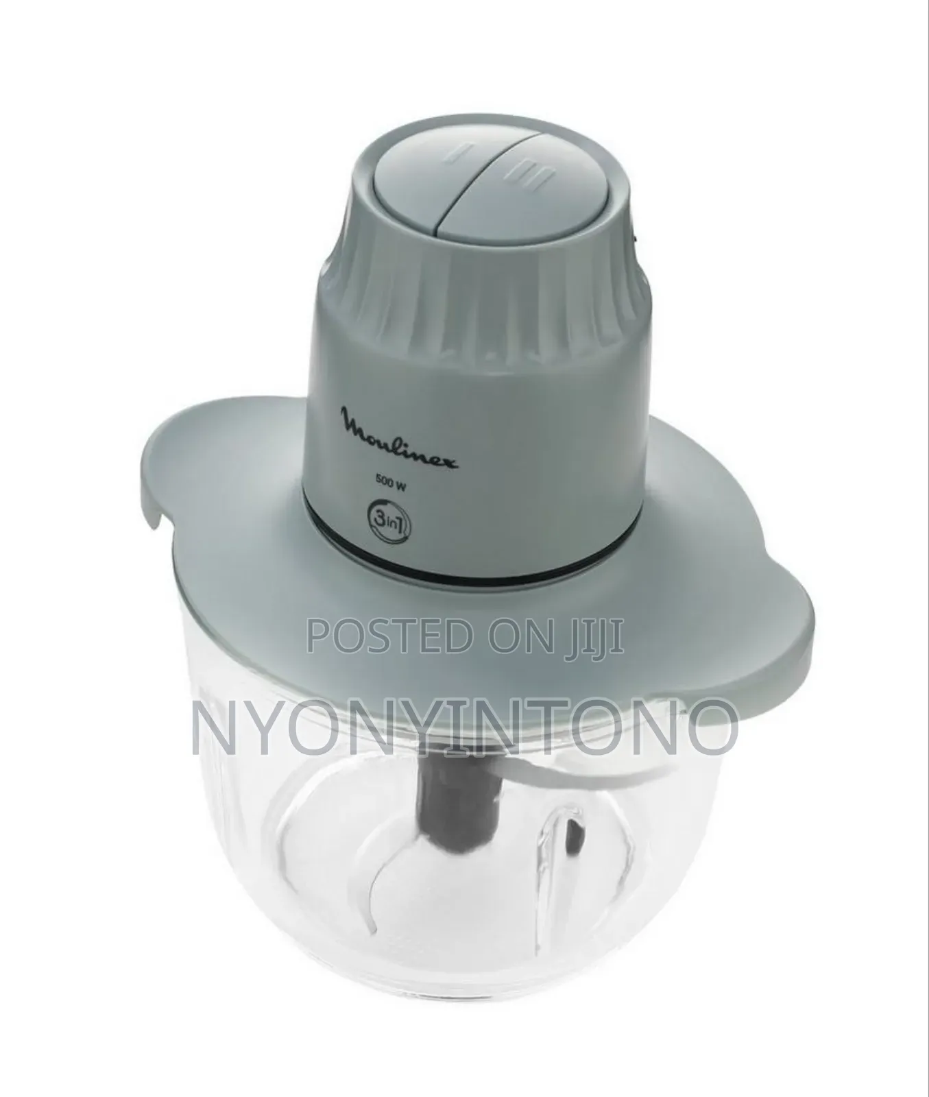 Moulinex 500w 3-in-1 Electric Food Chopper Dj603127