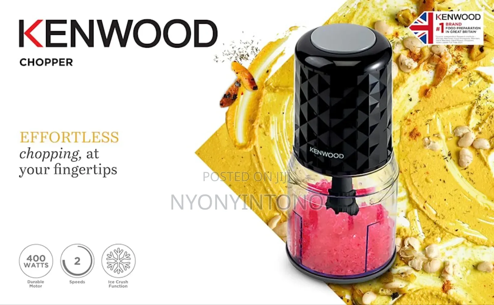 Kenwood 400w Powerful and Durable Electric Chopperchp40