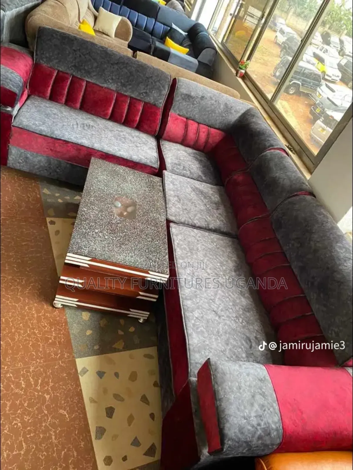 Giant 6 Seater Sofa Set/Mixed Colored Sofa Set