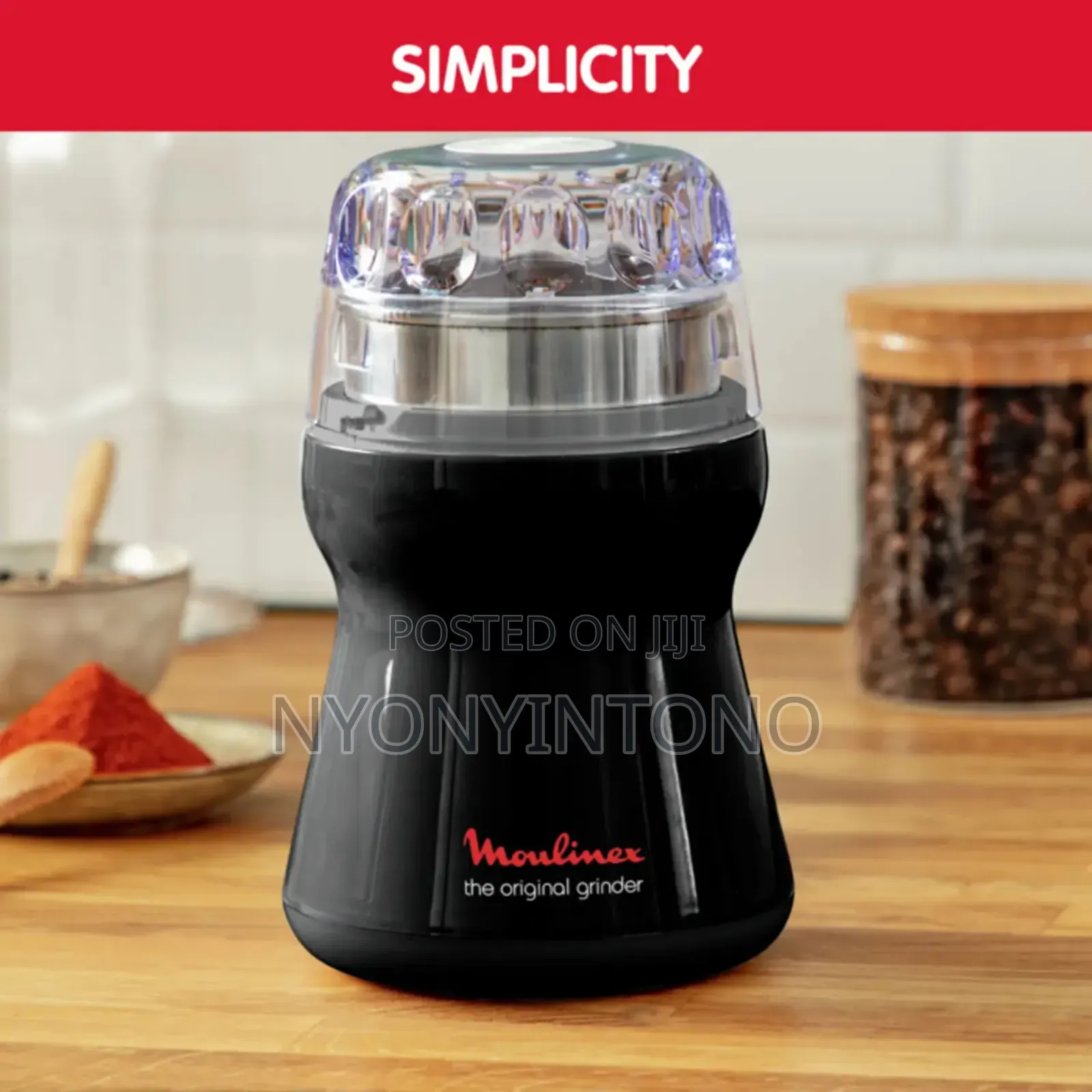 Moulinex 180w 50g Coffee, Cereal and Spice Grinder Ar110027