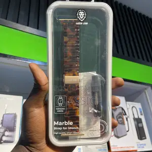 Green Lion Marble Watch Band – Amber