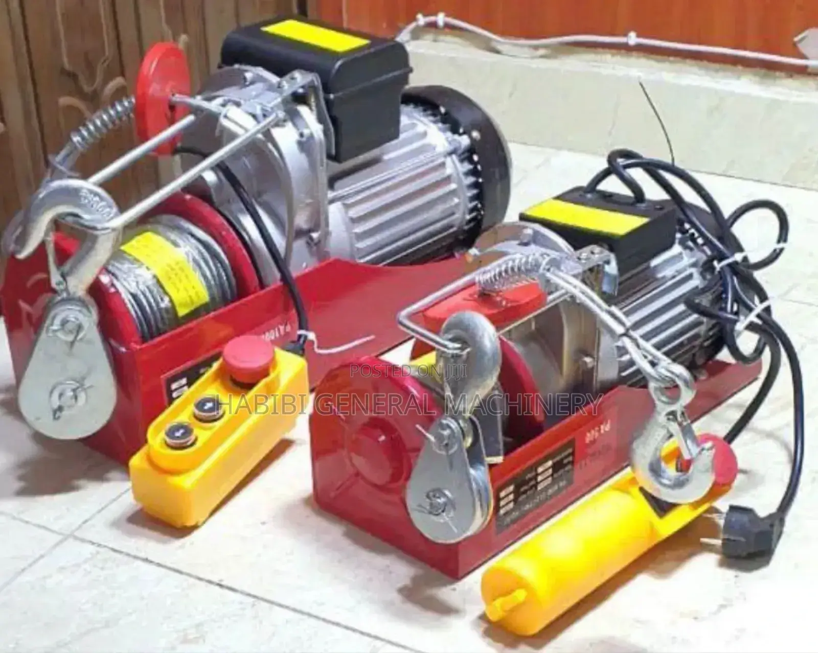 Red Electric Hoist/500kg/Half Tones
