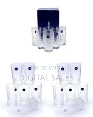 Luminarc Self Flowered Design Water/Juice Glasses