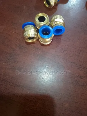 12mm Pneumatic Hose Pipe Connectors With Threads Pu Connectors