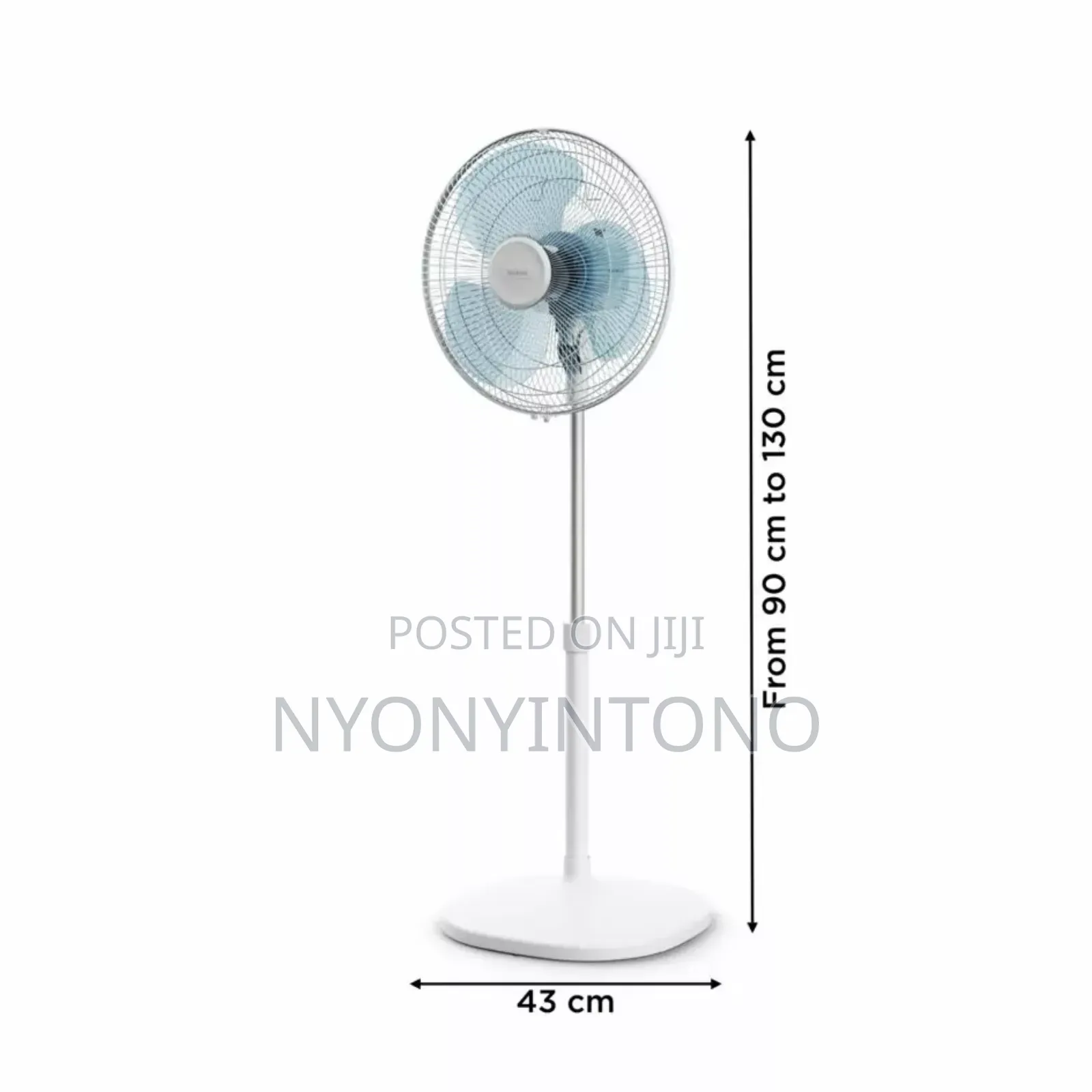 Tefal 16" Stand Fan With Adjustable Height Vf4410g2