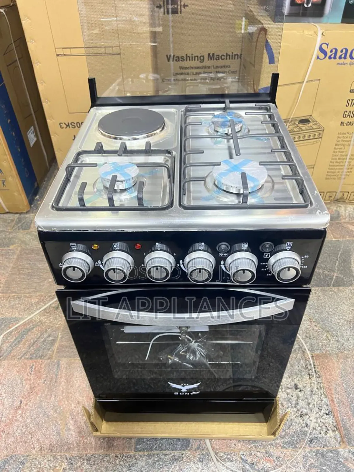 Sony Cooker With an Electric Oven ,50*50 , Temperature, Auto Ignition
